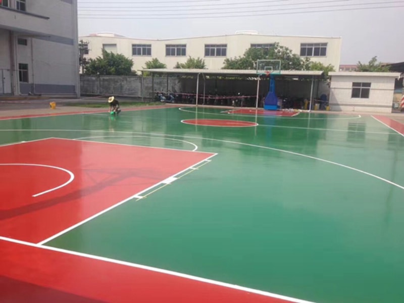 塑膠球場(chǎng)材料